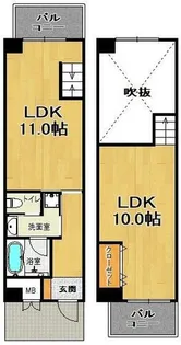 兵庫県神戸市長田区水笠通3丁目【マンション】の間取り