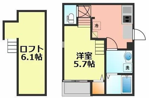 ハーモニーテラス8094【101号室】の間取り