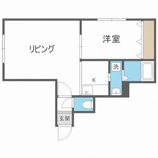 イーストステージuセカンド【102号室】の間取り