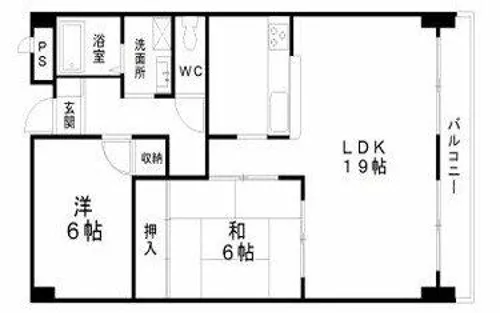 ブエナビスタ和泉中央【2階】の間取り