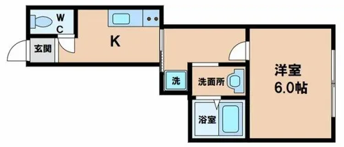第二紀和マンション【4階】の間取り