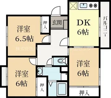 シャトーペガサス【2階】の間取り