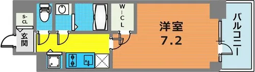 エスリード神戸レジデンス【5階】の間取り
