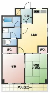 寿ゞやマンション芳野【4階】の間取り