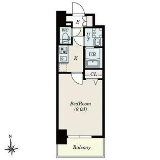 S-RESIDENCE尾頭橋beaute 本館【7階】の間取り