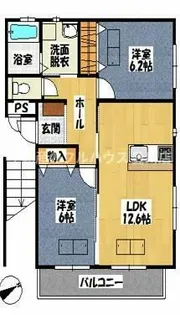 ファミリアーレ金屋【1階】の間取り