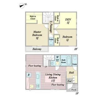 愛知県豊田市喜多町5丁目【一戸建】の間取り
