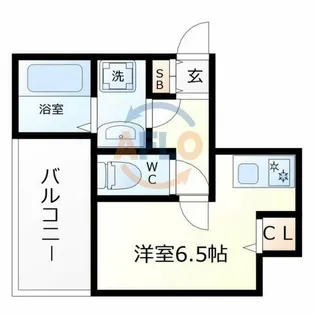 Arky新深江【1階】の間取り