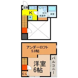 M’sGarden(エムズガーデン)【2階】の間取り