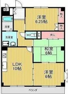 クレストステージ洋【2階】の間取り