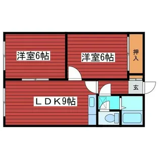 ハーベストV【4階】の間取り