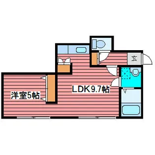 リベルタ福住【4階】の間取り