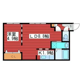 ブリオーレ月寒中央【3階】の間取り