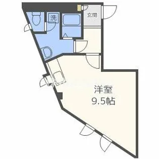 ブルースター四天王寺レジデンス【402号室】の間取り