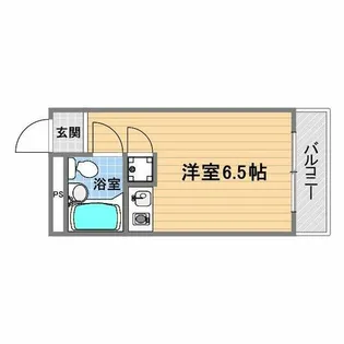 甲子園口ハイム【3階】の間取り