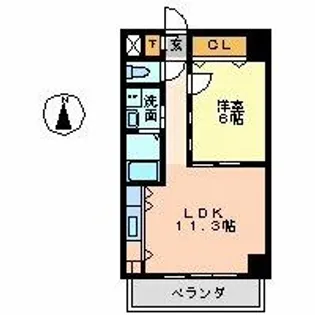 AHビル【4階】の間取り
