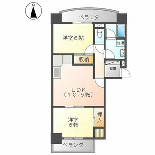 WIN大須【6階】の間取り