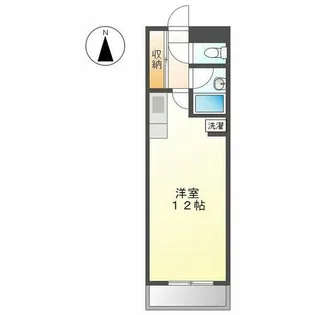 アクセス高辻【3階】の間取り