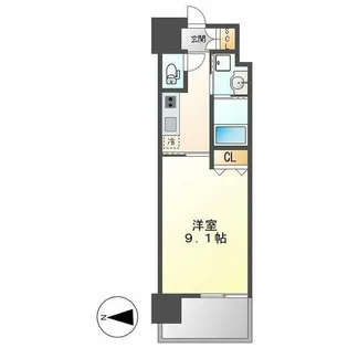 ゴキソテラス(Gokiso Terrace【12階】の間取り