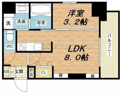 レオンコンフォート本町東Ⅲ【4階】の間取り