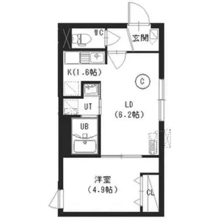 KRG澄川【4階】の間取り