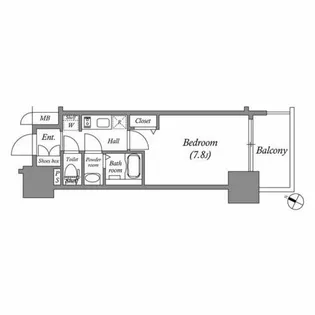 アドバンス名古屋モクシー【5階】の間取り