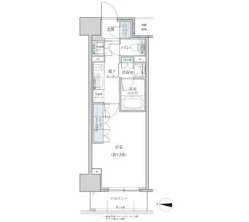 パークアクシス名駅南グランデ【2階】の間取り