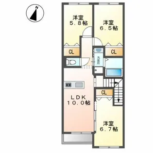 CONTRAIL【2階】の間取り