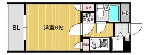 福岡県福岡市中央区六本松2丁目【マンション】の間取り