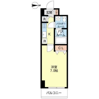 プロシード新栄【0203号室】の間取り