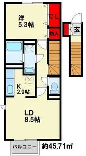 May Fevrier【2階】の間取り