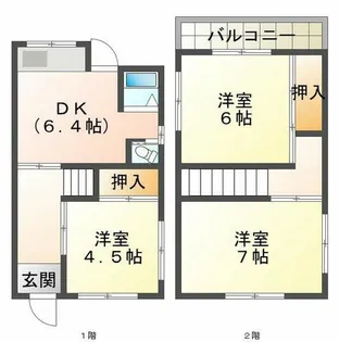 兵庫県明石市藤が丘2丁目【一戸建】の間取り