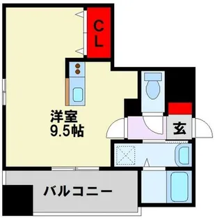 コンダクトレジデンス戸畑【504号室】の間取り
