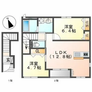 Arietta【2階】の間取り