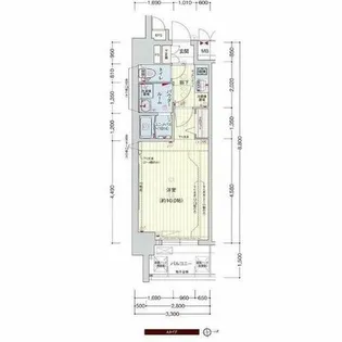 プレサンス上前津プレス【2階】の間取り