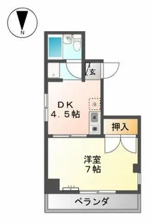 SANFABIAN【403号室】の間取り