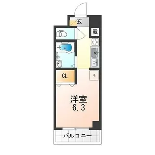 大阪府池田市石橋2丁目【マンション】の間取り