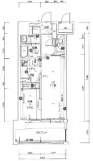 福岡県福岡市博多区元町2丁目【マンション】の間取り