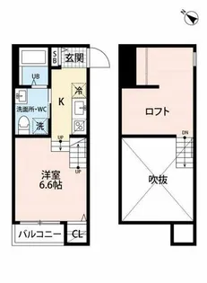ヒラソル香椎【2階】の間取り
