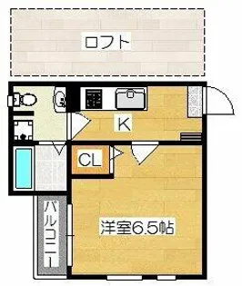 コーポアンシャンテ【1階】の間取り