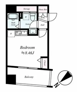 サヴォイザ・フォースフォー【11階】の間取り