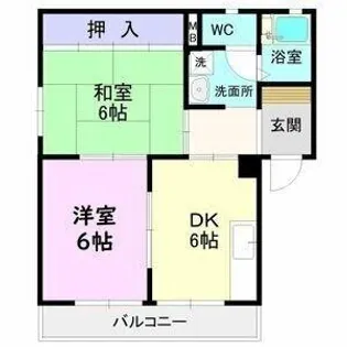 愛知県春日井市二子町1丁目【マンション】の間取り
