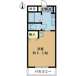 マンションⅠ【202号室】の間取り