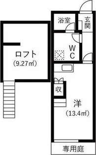 リーフ笠寺【1階】の間取り