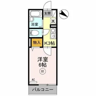 リバービュー垂水【102号室】の間取り