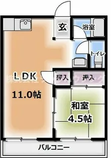 グリーンハイツさんわ A棟【1階】の間取り