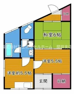 大阪府大阪市旭区赤川1丁目【一戸建】の間取り