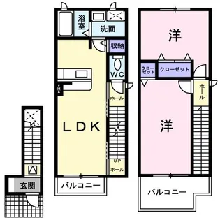 サンシャイン茨木I【203号室】の間取り