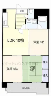エムズコート沼本町【605号室】の間取り