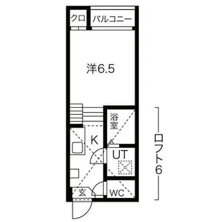 カサ・シャングリラ【102号室】の間取り